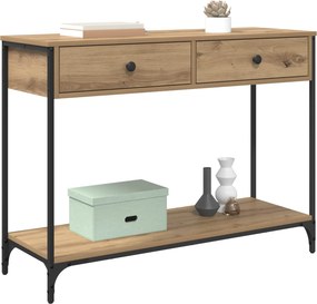 vidaXL Τραπέζι κονσόλας Artisan Oak 100 x 34,5 x 75 εκ.