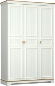 Ντουλάπα Κρεμ / Δρυς GESON 139.6x54.3x220