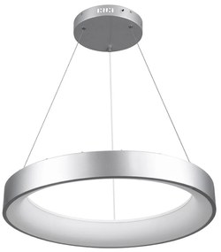 Φωτιστικό Οροφής Πλαφονιέρα Salem 61246 Led 105W Φ60cm Silver GloboStar