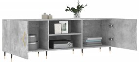 vidaXL Έπιπλο Τηλεόρασης Γκρι Σκυροδέματος 150x30x50 εκ. Επεξ. Ξύλο