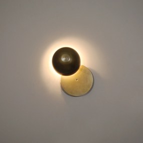 Φωτιστικό Τοίχου - Απλίκα HL-3592-1S FALLON OLD BRONZE WALL LAMP - Μέταλλο - 77-4153