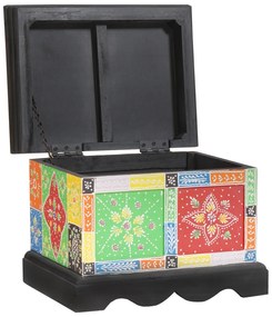 vidaXL κουτί αποθήκευσης vitaXL 40x30x30 cm Στερεό Ξύλο Μαγκά