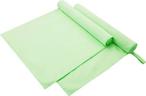 vidaXL Αθλητικές Πετσέτες 2 pcs Πράσινο 180 x 90 cm