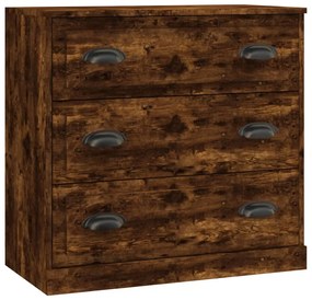vidaXL Μπουφές Καπνιστή Δρυς 70x35,5x67,5 εκ. από Επεξεργασμένο Ξύλο