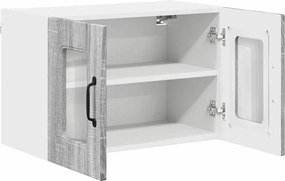 vidaXL Πάνελ πλυντηρίου πιάτων Kalmar 2 pcs Γκρίζο Σονομα