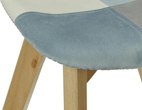 ΠΑΙΔΙΚΌ ΈΠΙΠΛΟ CΗΙLDΒS PATCHWORK CHAIR, LEONIE, BLUE A1/M2 HD67