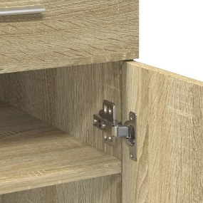 vidaXL Ντουλάπι Sonoma Δρυς 80x42,5x93 εκ. από Επεξεργασμένο Ξύλο