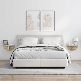 vidaXL Ράφι Τοίχου Επιτοίχιο Δρύς Sonoma 38 x 19 x 19 εκ