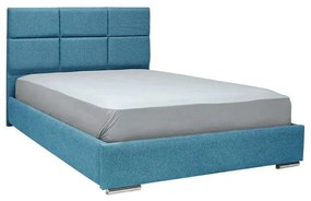Κρεβάτι Διπλό Berlin 887-223-002 175x214x115cm (Για Στρώμα 160x200cm) Turquoise Διπλό