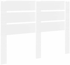 vidaXL Κεφαλάρι Λευκό 150 cm Επεξεργασμένο ξύλο