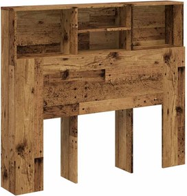 vidaXL Κεφαλάρι Με Αποθηκευτικό Χώρο 120x19x103,5 εκ. Επεξ. Ξύλο