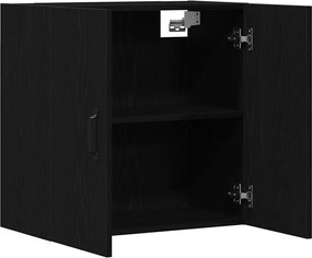 vidaXL Ντουλάπι Τοίχου Μαύρο Δρυς 60x31x60 εκ. από Τεχνητό Ξύλο