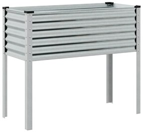 vidaXL Ζαρντινιέρα Κήπου 100x45x90 εκ. Γαλβανισμένο Χάλυβα