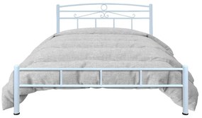 Κρεβάτι Μεταλλικό Annabelle Λευκό, 160x190 εκ.