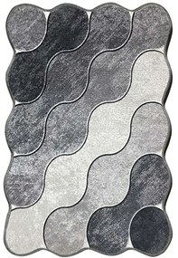 Πατάκι Μπάνιου Circle 359CHL2568 Grey L'essentiel Maison 70X120 Πολυέστερ