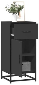vidaXL Ραφιέρα Καφέ Δρυς 35,5x35x76 εκ. Επεξ. Ξύλο + Μέταλλο