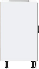 vidaXL Ντουλάπι βάσης νεροχύτη "Lucca" Λευκό κατασκευασμένο ξύλο