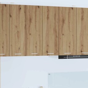 vidaXL Κρεμαστό ντουλάπι με αποθήκευση Artisan Oak 60 x 31 x 80 εκ.