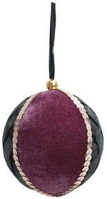Χριστουγεννιάτικη Μπάλα Pixie 024288 8x8x8cm Pink-Black