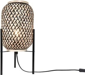 Επιτραπέζιο φωτιστικό μπαμπού D20xh43cm με 1 ντουί Ε27