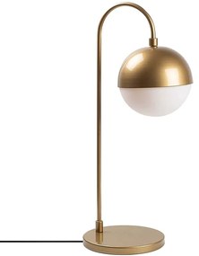 Φωτιστικό Επιτραπέζιο Horn 942FLG1840 18x25x53cm E14 40W Gold-White Opviq