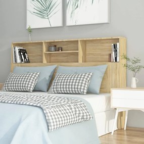 Κεφαλάρι Με Αποθηκευτικό Χώρο Sonoma Δρυς 160 x 19 x 103,5 εκ. - Καφέ