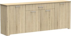 Μπουφές Kinley pakoworld sonoma 210x40x82εκ