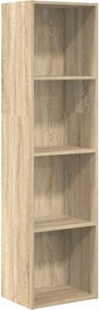 vidaXL Βιβλιοθήκη Sonoma Δρυς 40x30x152 εκ. από Επεξεργασμένο Ξύλο