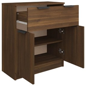 vidaXL Μπουφές Καφέ Δρυς 60 x 30 x 70 εκ. από Επεξεργασμένο Ξύλο