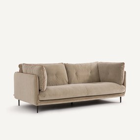 Καναπές compact από βελούδο stonewashed, Botero