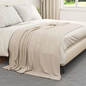 vidaXL Ριχτάρια 6 pcs Μπεζ 200 x 150 cm Μαλλί