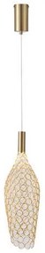 ΦΩΤΙΣΤΙΚΟ ΜΟΝΟΦΩΤΟ ΜΕΤΑΛΛΟ  LED 6,3W 3000Κ 648lm 146x1780mm ΧΡΥΣΟ ARTE ILLUMINA PERFORATO Eurolamp 144-15063