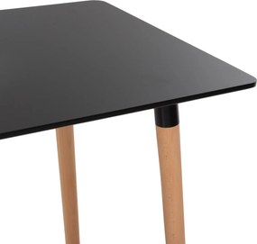 ΣΕΤ ΤΡΑΠΕΖΑΡΙΑΣ 5ΤΜΧ LIO HM21175 MDF TOP &amp; ΠΟΛΥΠΡΟΠΥΛΕΝΙΟ ΣΕ ΜΑΥΡΟ