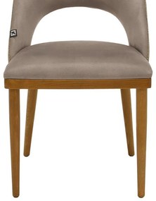 Καρέκλα τραπεζαρίας Castel Fylliana Mπεζ 50x56x93εκ. 2αδα 50x56x93 εκ.