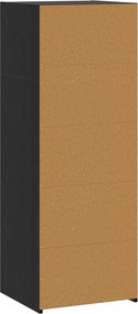 vidaXL Highboard Μαύρη Δρυς 45 x 41 x 124 εκ. Επεξεργασμένο Ξύλο