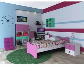 ALFA SET  Παιδικό Κρεβάτι AS 90015 Ξύλινο Για Στρώμα 90x200cm BEST-90015