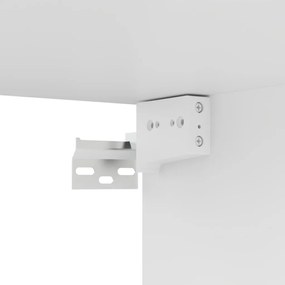 vidaXL Έπιπλα Τηλεόρασης Σετ 8 Τεμαχίων Λευκό από Επεξ. Ξύλο