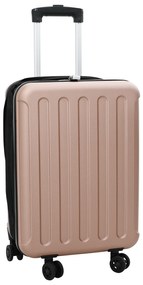 vidaXL Βαλίτσα Σκληρής Θήκης 20'' Ροζ Χρυσό 34x23x55.5 εκ. ABS