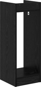 vidaXL Βάση φυτών Μαύρη Δρυς 30 x 30 x 80 cm Επεξεργασμένο Ξύλο