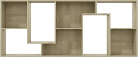 vidaXL Βιβλιοθήκη Χρώμα Sonoma Δρυς 67x24x161 εκ. από Επεξ. Ξύλο