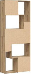 vidaXL Βιβλιοθήκη Artisan Δρυς 67x24x161 εκ. από Τεχνητό Ξύλο