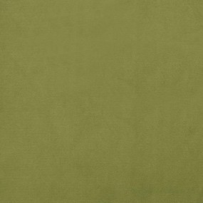 vidaXL Υποπόδιο Ανοιχτό Πράσινο 60x60x36 εκ. Βελούδινο