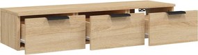 vidaXL Ντουλάπι Τοίχου Sonoma Δρυς 102x30x20 εκ. Επεξεργασμένο Ξύλο