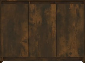 vidaXL Μπουφές Καπνιστή Δρυς 102x33x75 εκ. Επεξεργασμένο Ξύλο