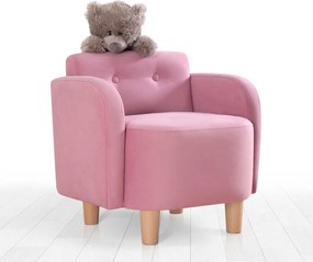 Kid's Wing Chair Volie - Pink Pink