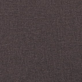 Κρεβάτι Boxspring με Στρώμα Σκούρο Καφέ 120x190 εκ Υφασμάτινο 3291610