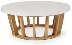 ITHAKA COFFEE TABLE ΦΥΣΙΚΟ 100x100xH40cm