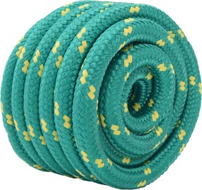 vidaXL Σχοινί Boat 3 mm 10 m Πράσινο PP