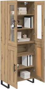 vidaXL Highboard 2 pcs Artisan Oak 69,5 x 34 x 180 εκ.