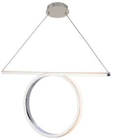Κρεμαστό Φωτιστικό Οροφής LED 32W 3000K 1920LM 64Χ17 ZERO ACA-HM98LEDP64CH-Χρώμιο HM98LEDP64CH